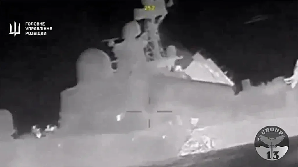 Kyrylo Budanov - Ukraine used MAGURA V5 multi-purpose unmanned surface vessels (USV) to sink a Russian missile boat; Details Inside 